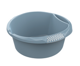 Round Bowl With Sponge Holder 9L - Blue